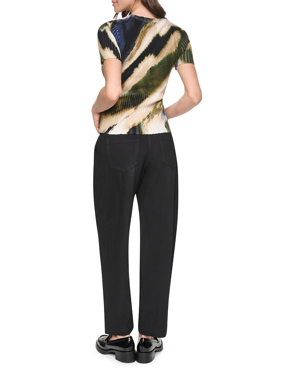 Suéter cuello redondo para mujer 4
