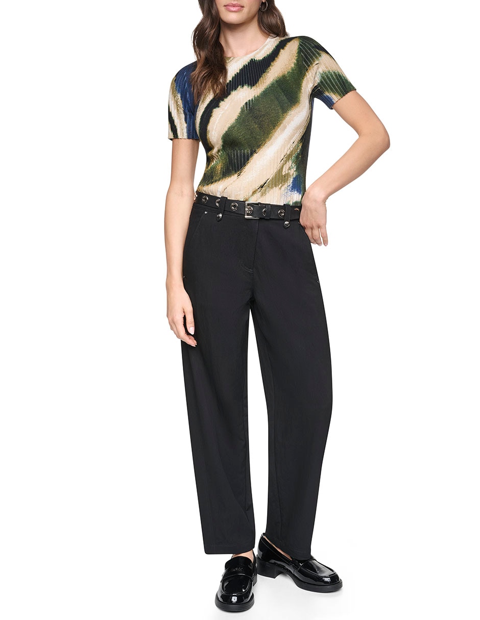 Suéter cuello redondo para mujer 7