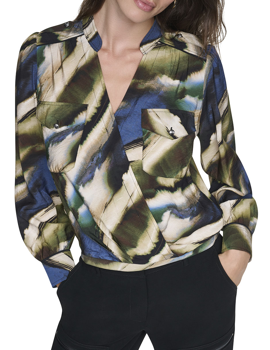 Blusa manga larga para mujer 6