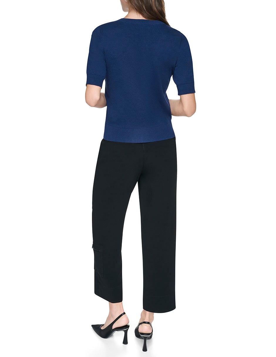 Pantalón regular regular para mujer 2