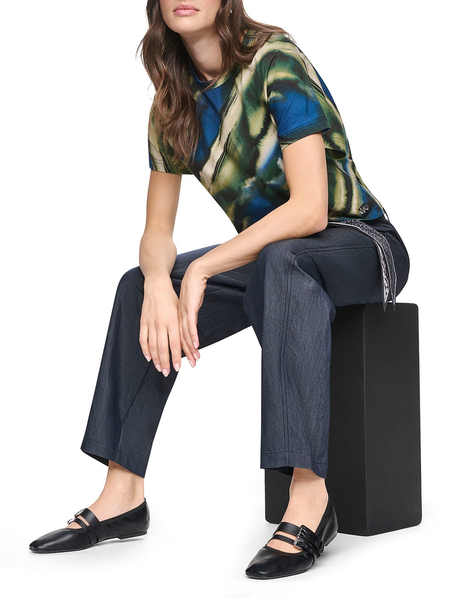 Blusa manga corta para mujer 8