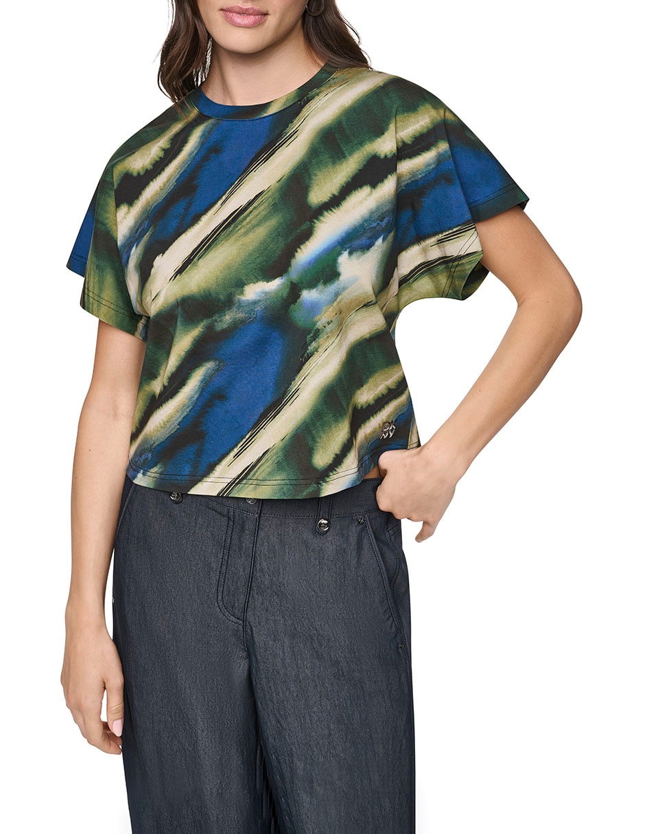 Blusa manga corta para mujer 6