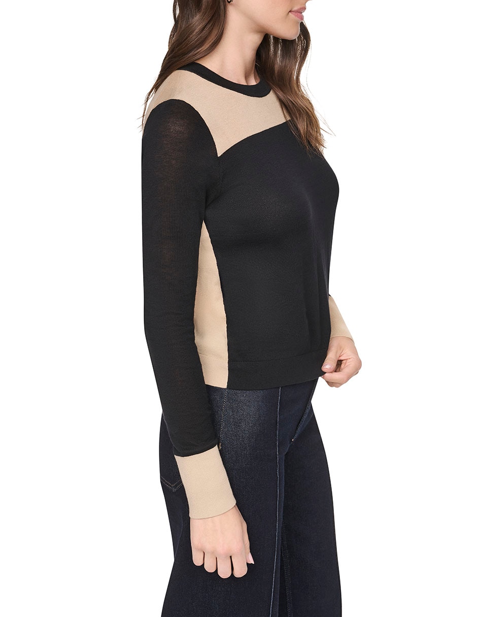 Suéter cuello redondo para mujer 5