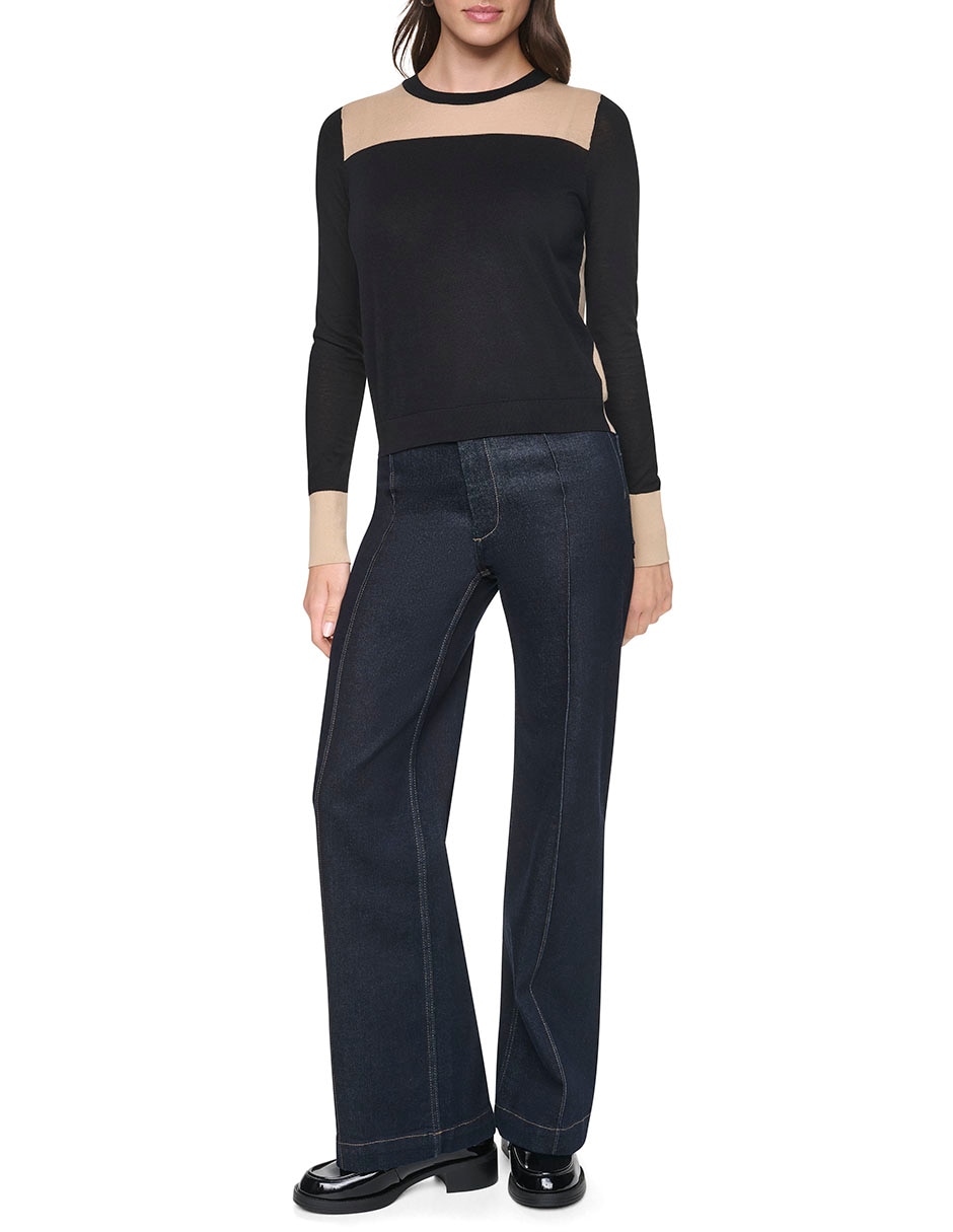 Suéter cuello redondo para mujer 4