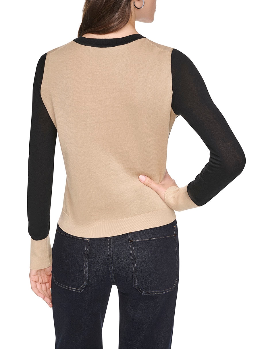 Suéter cuello redondo para mujer 3
