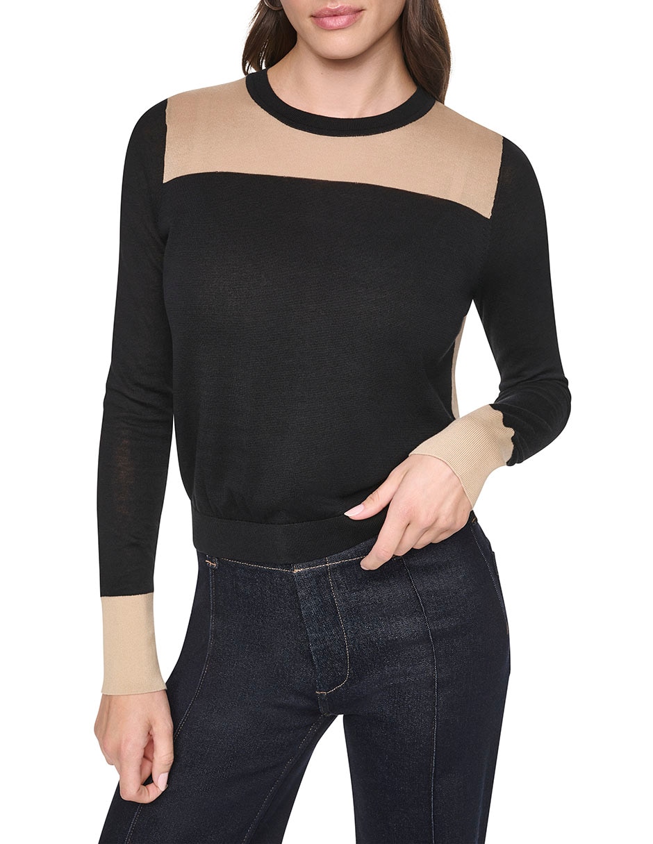 Suéter cuello redondo para mujer 2