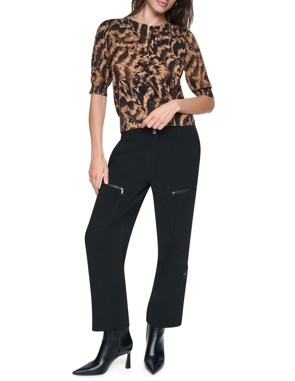 Suéter cuello redondo para mujer 7