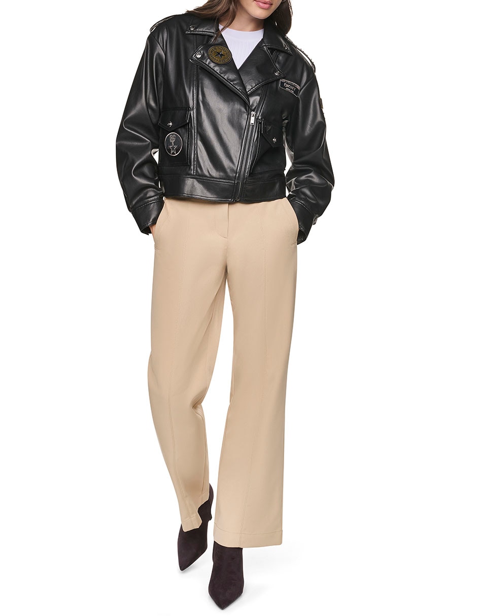 Pantalón regular regular para mujer 2