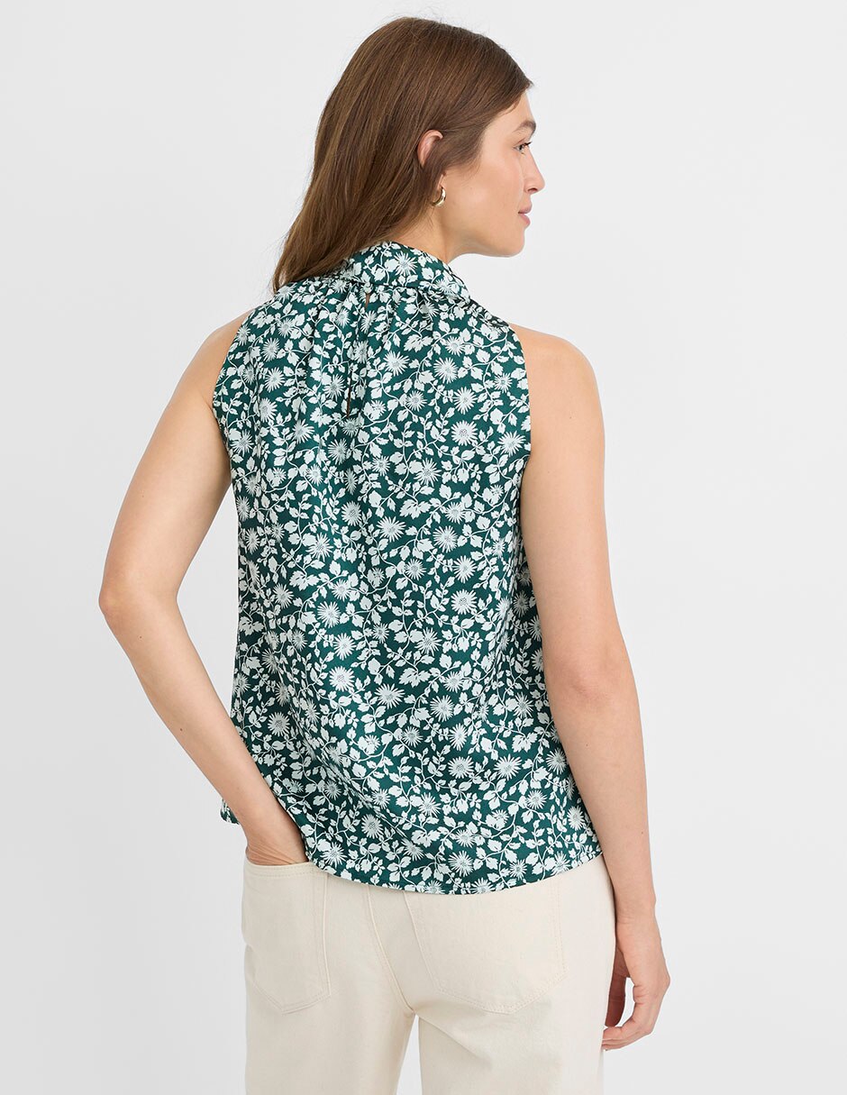 Blusa sin manga para mujer 2