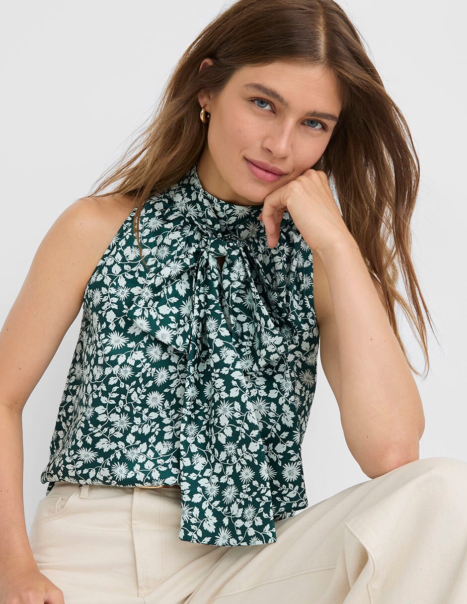Blusa sin manga para mujer 3