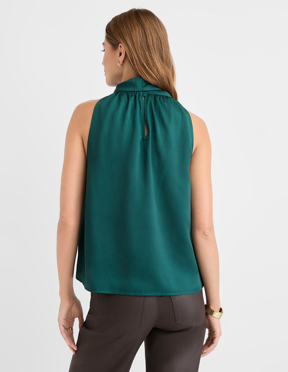 Blusa sin manga para mujer 2