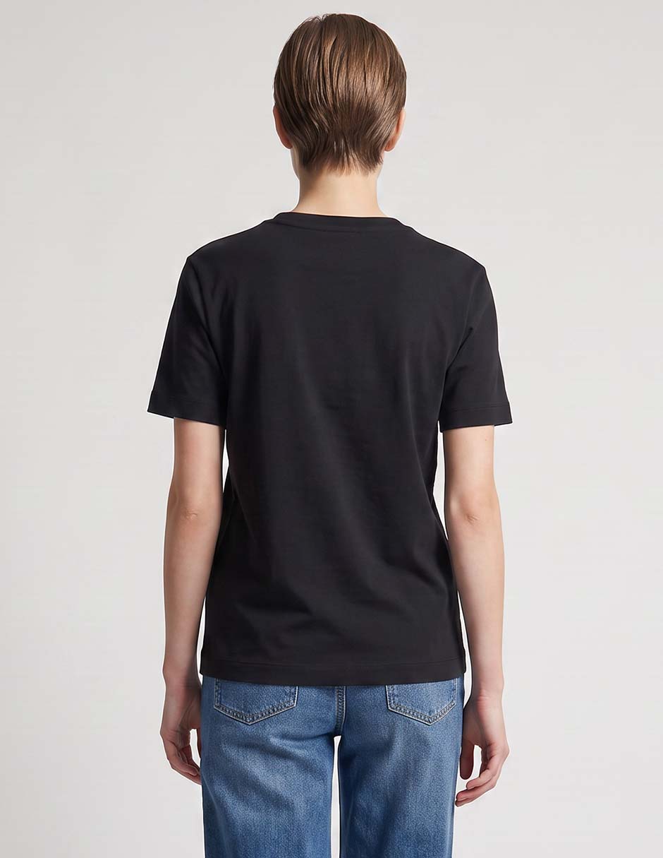 Playera manga corta cuello redondo mujer 5