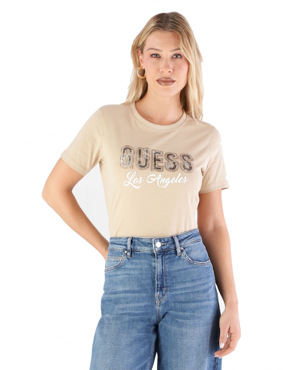 Playera manga corta sm26 cuello redondo para mujer Playera manga corta sm26 cuello redondo para mujer