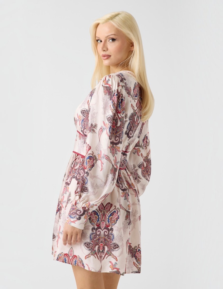 Vestido arriba rodilla casual para mujer 3