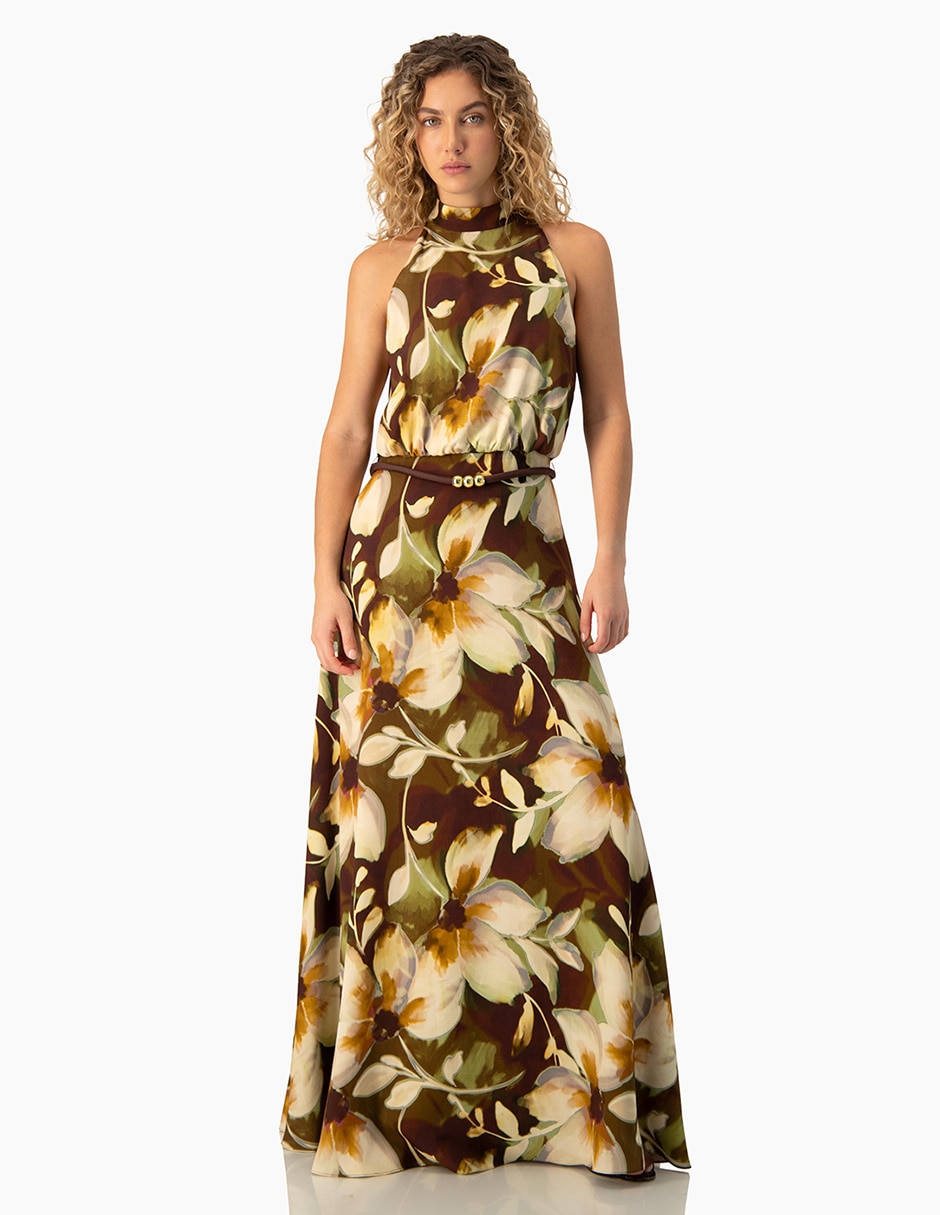Vestido maxi casual ivonne para mujer