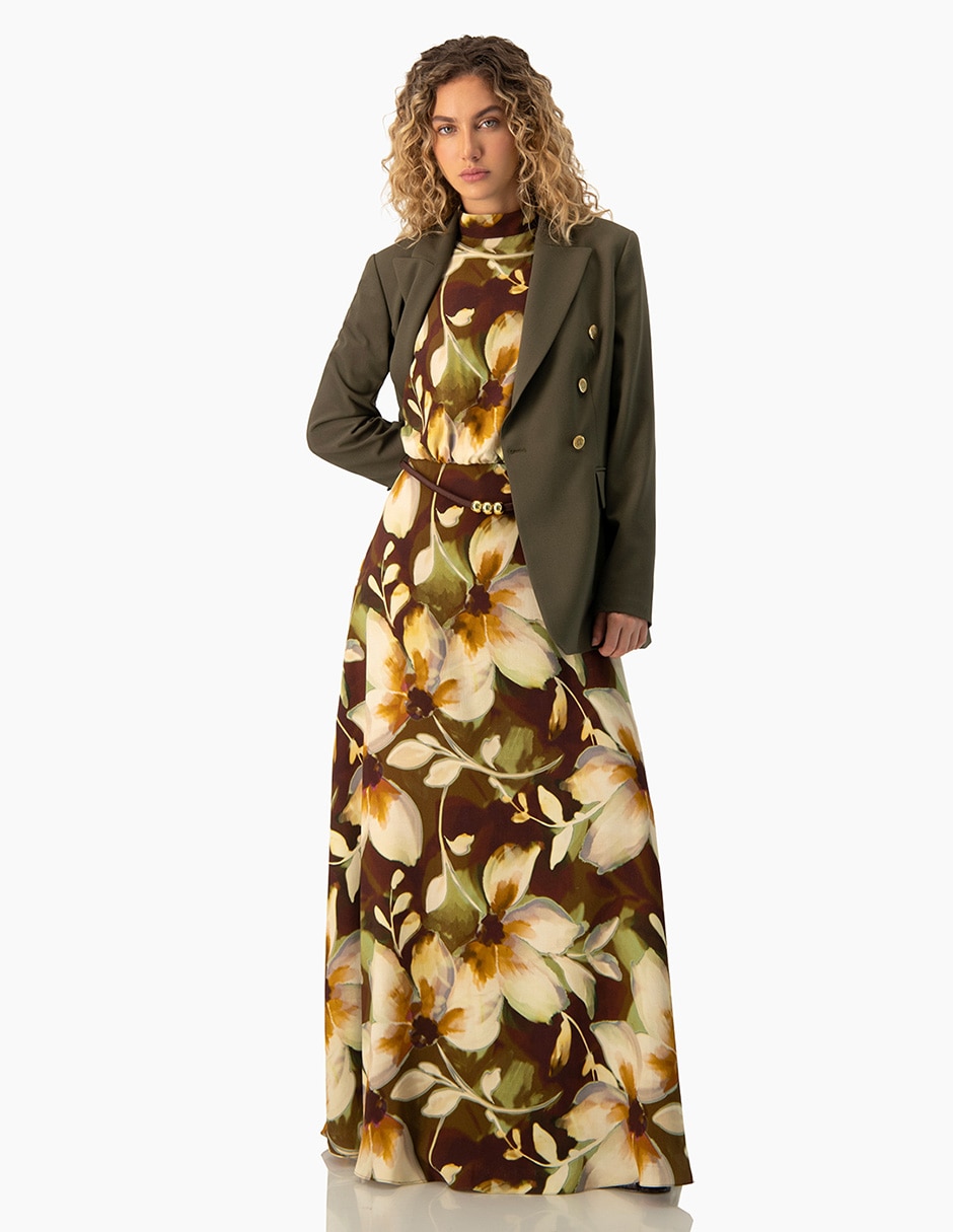 Vestido maxi casual ivonne para mujer