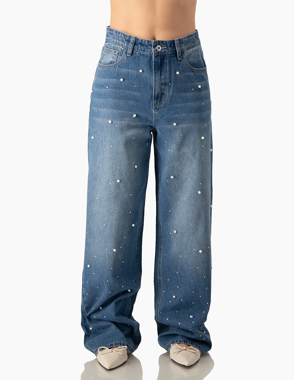 Jeans mom cintura para mujer Jeans mom cintura para mujer