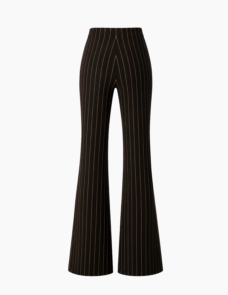 Pantalón regular acampanado para mujer 8