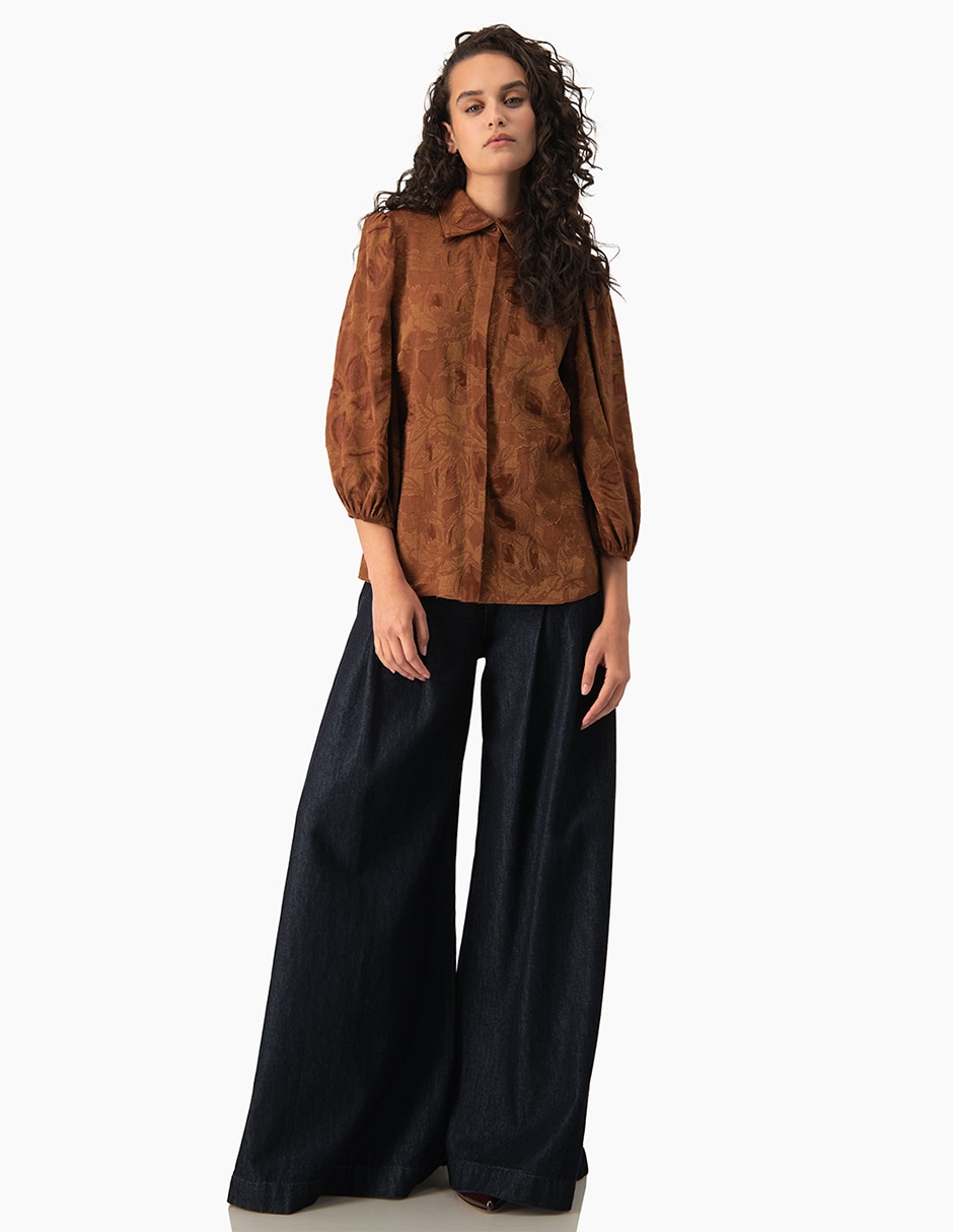 Jeans mom cintura para mujer 4