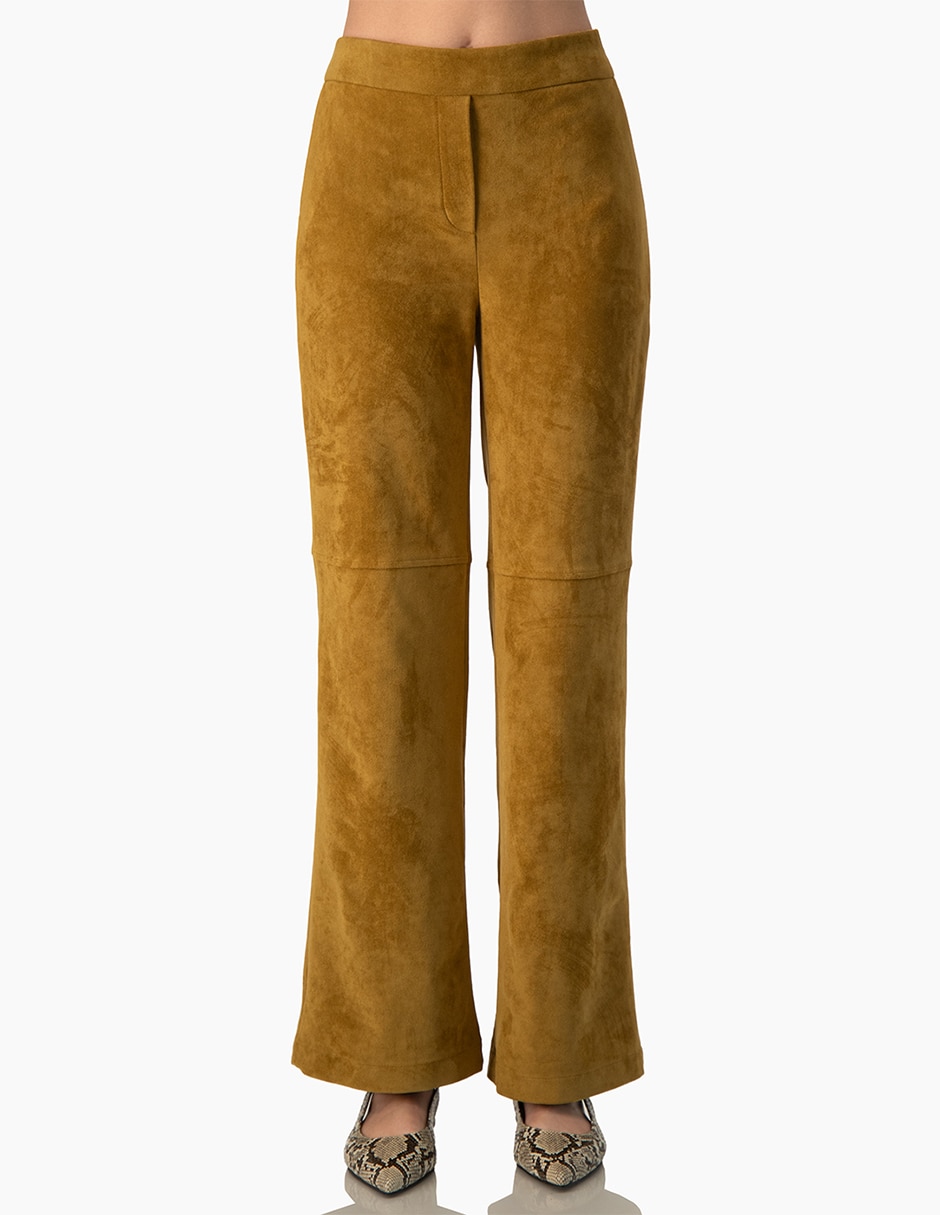 Pantalón regular recto para mujer