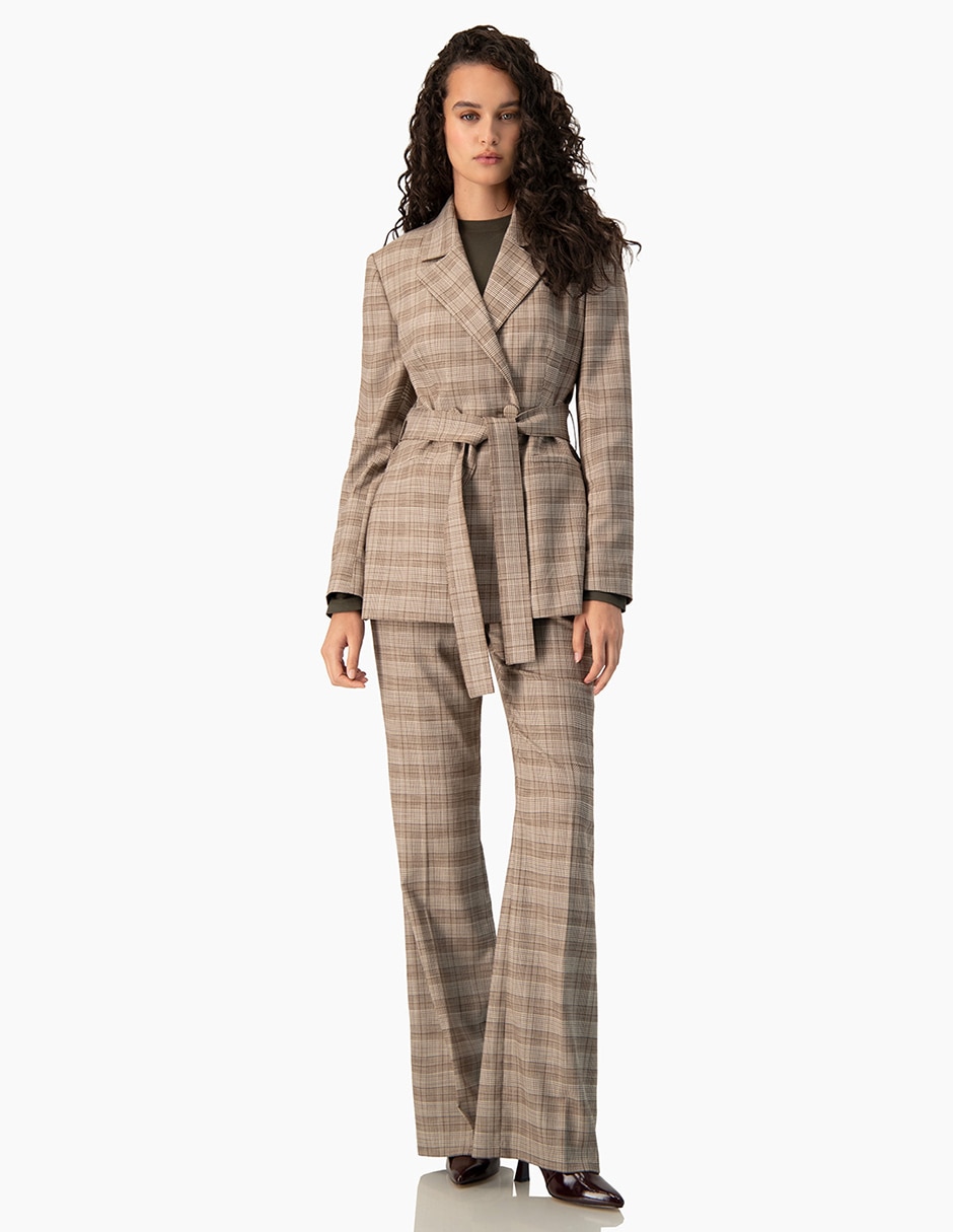 Pantalón regular recto para mujer 4