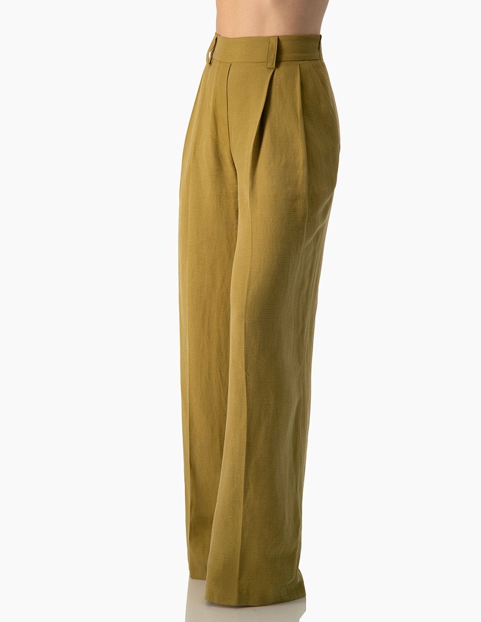Pantalón regular amplio para mujer 3