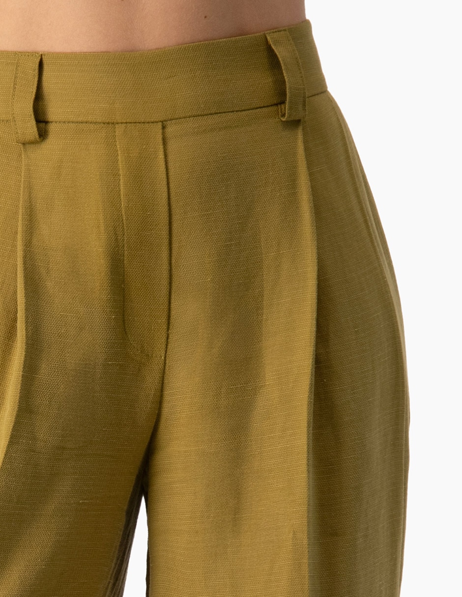 Pantalón regular amplio para mujer 6