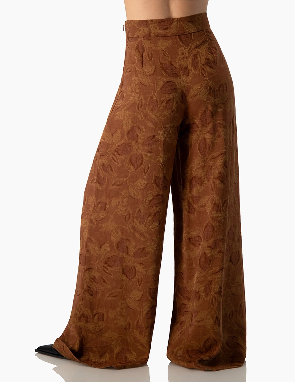 Pantalón regular amplio para mujer 2