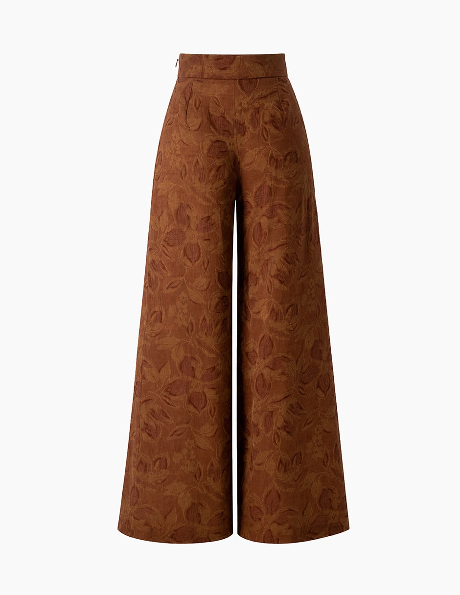Pantalón regular amplio para mujer 8