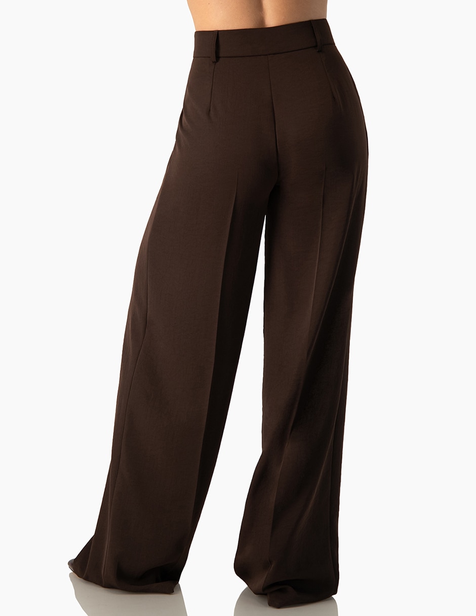 Pantalón regular amplio para mujer 2