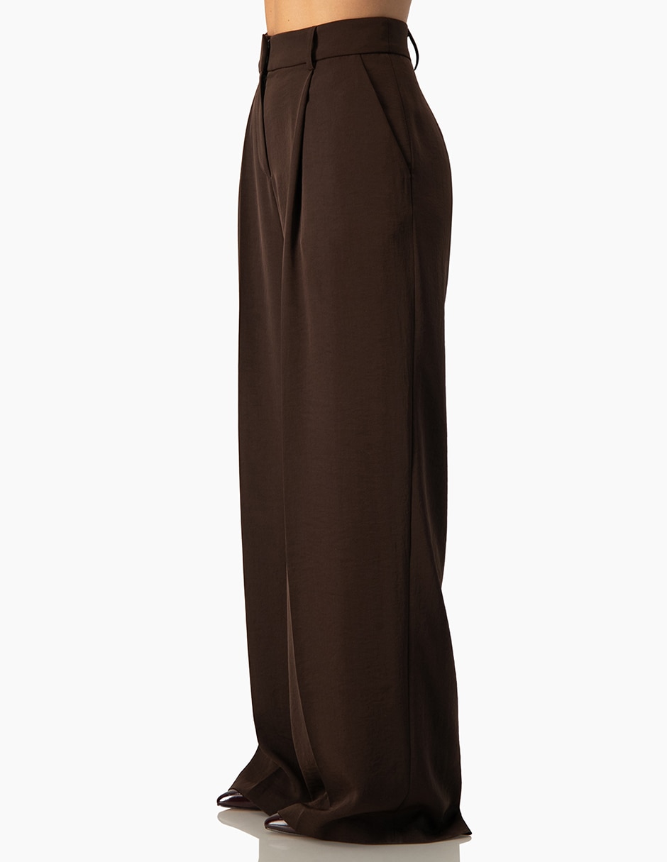Pantalón regular amplio para mujer 3