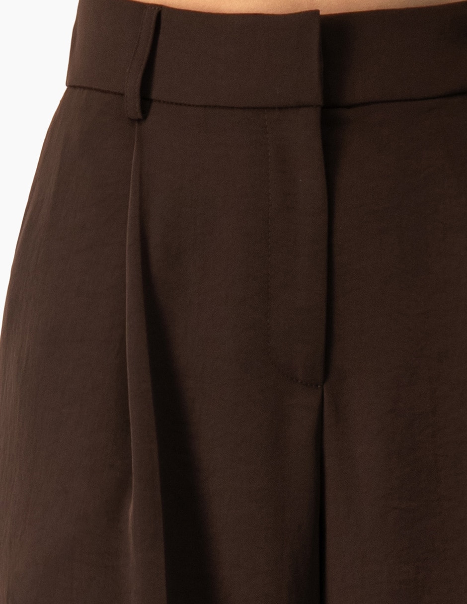 Pantalón regular amplio para mujer 6