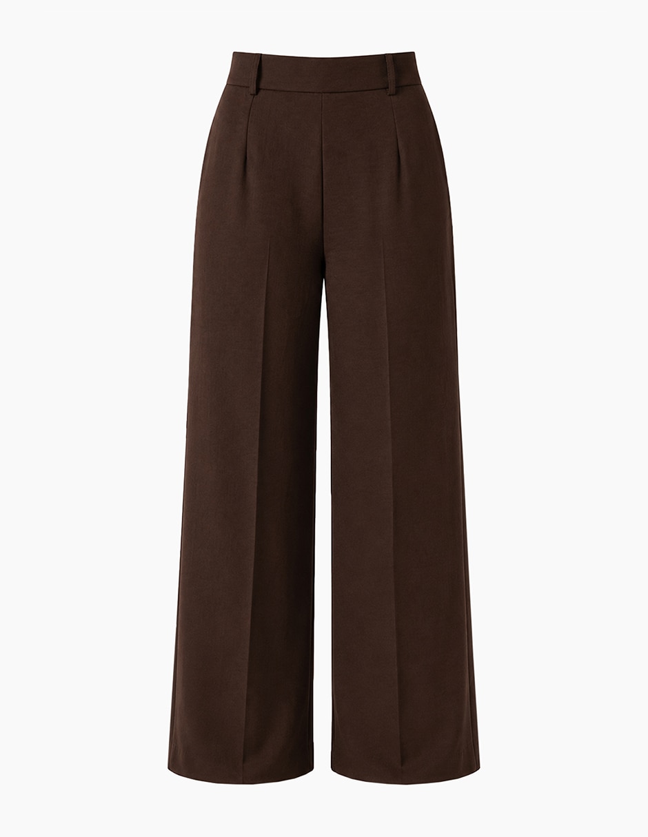Pantalón regular amplio para mujer 8