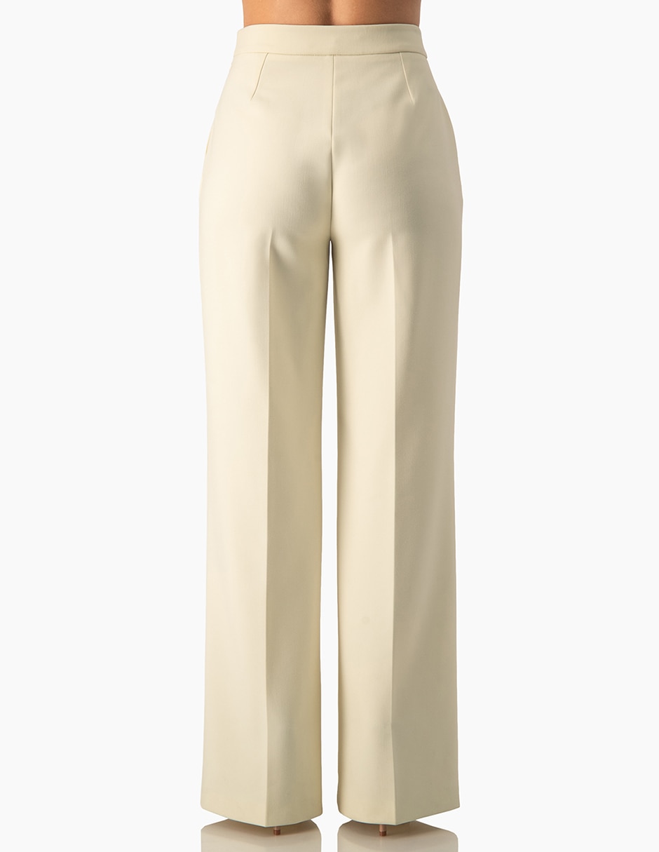 Pantalón regular recto para mujer 2