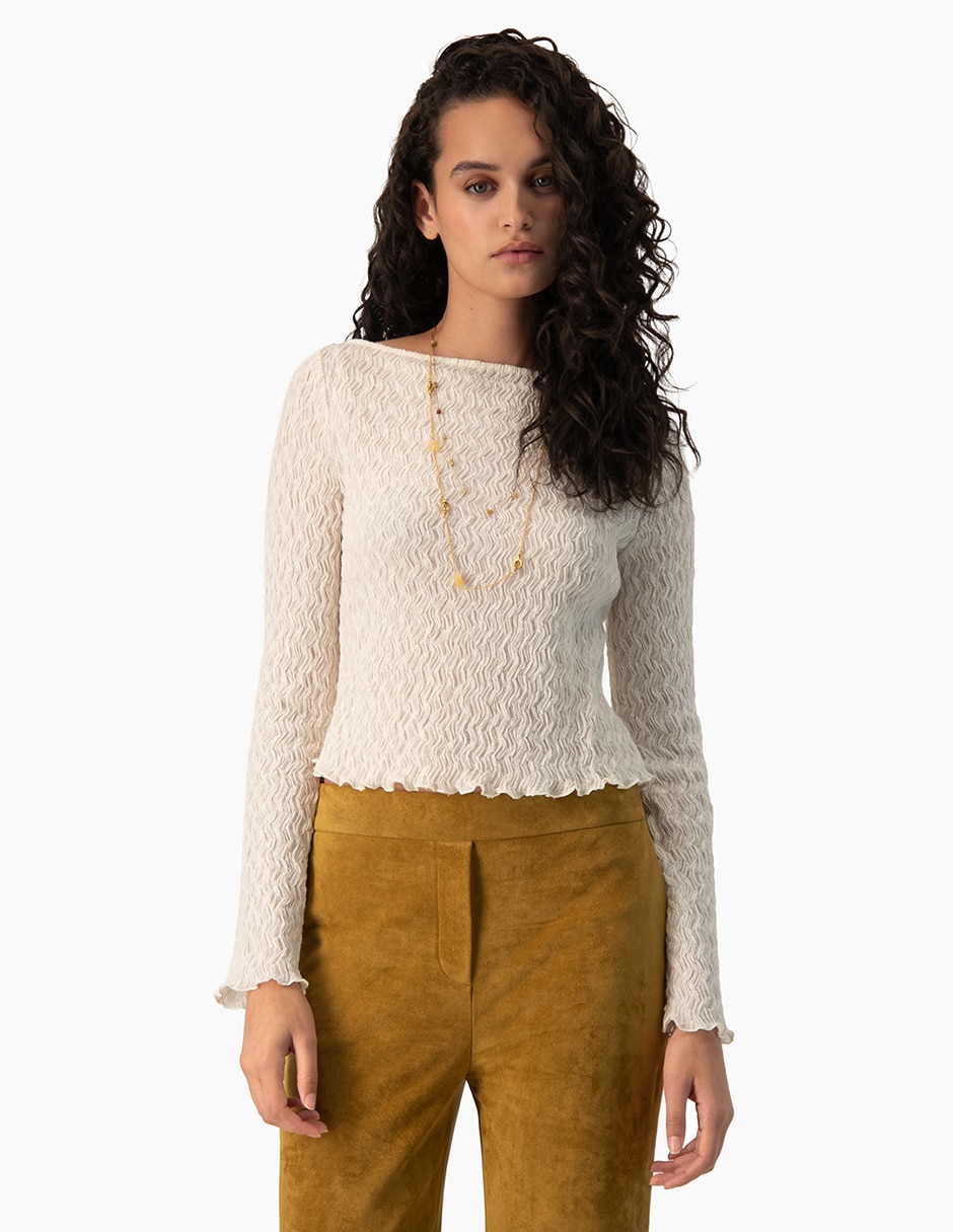 Blusa manga larga para mujer Blusa manga larga para mujer