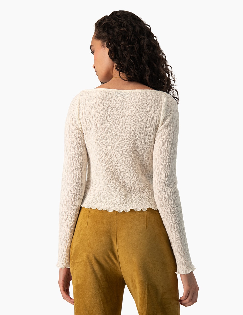 Blusa manga larga para mujer 2