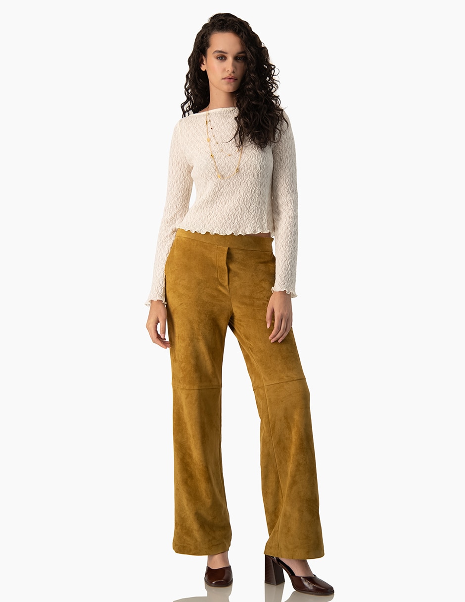 Blusa manga larga para mujer 4