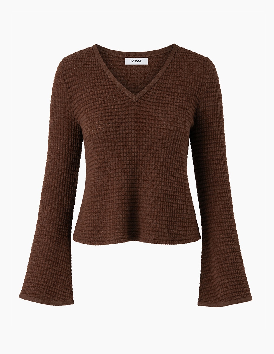 Blusa manga larga para mujer 7