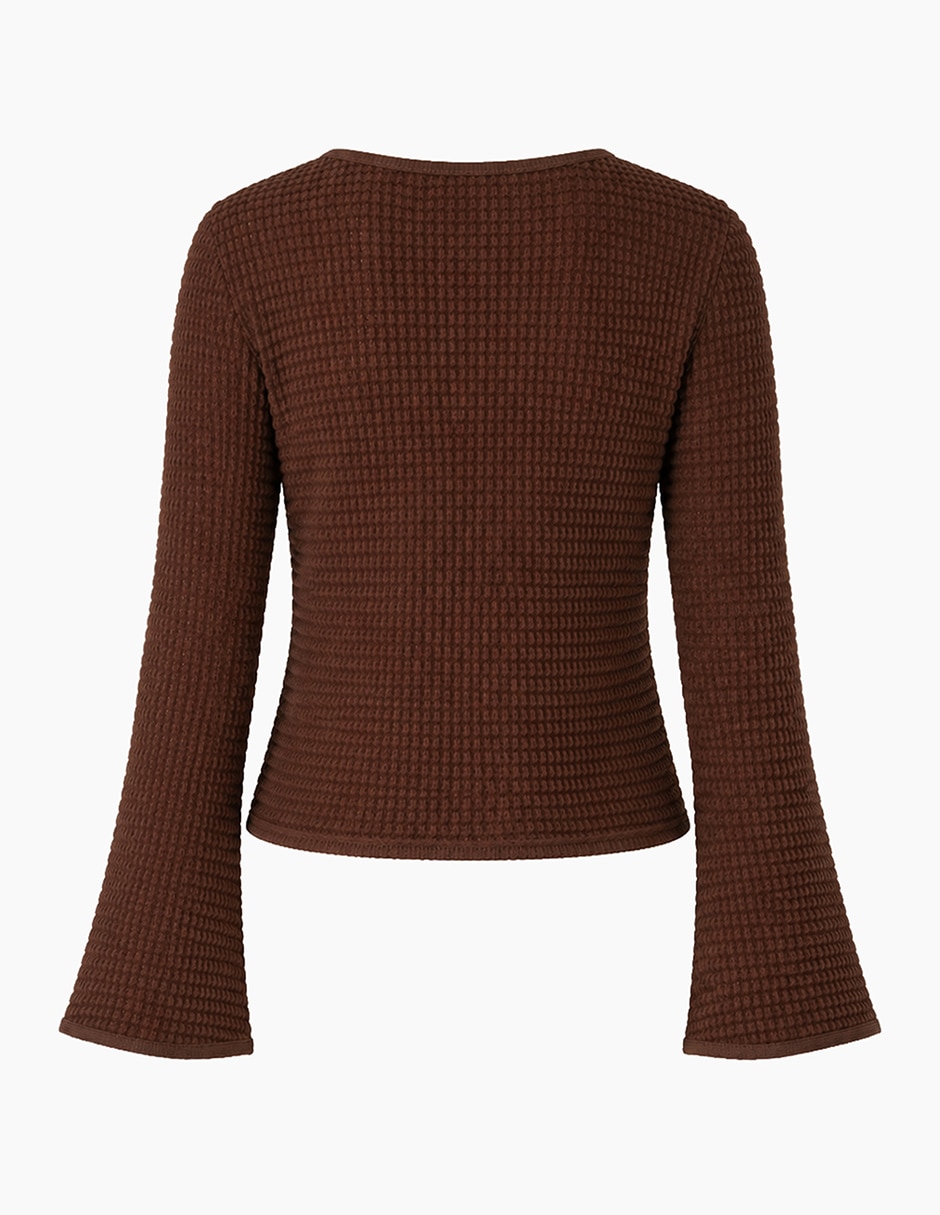Blusa manga larga para mujer 8
