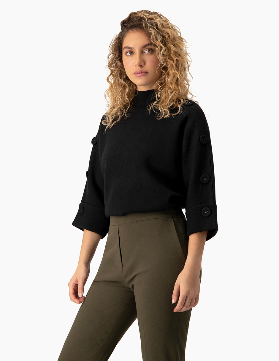 Suéter cuello alto para mujer 3