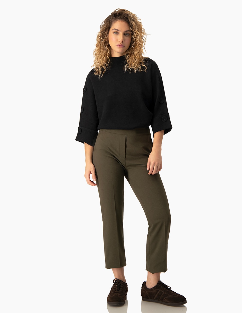 Suéter cuello alto para mujer 4