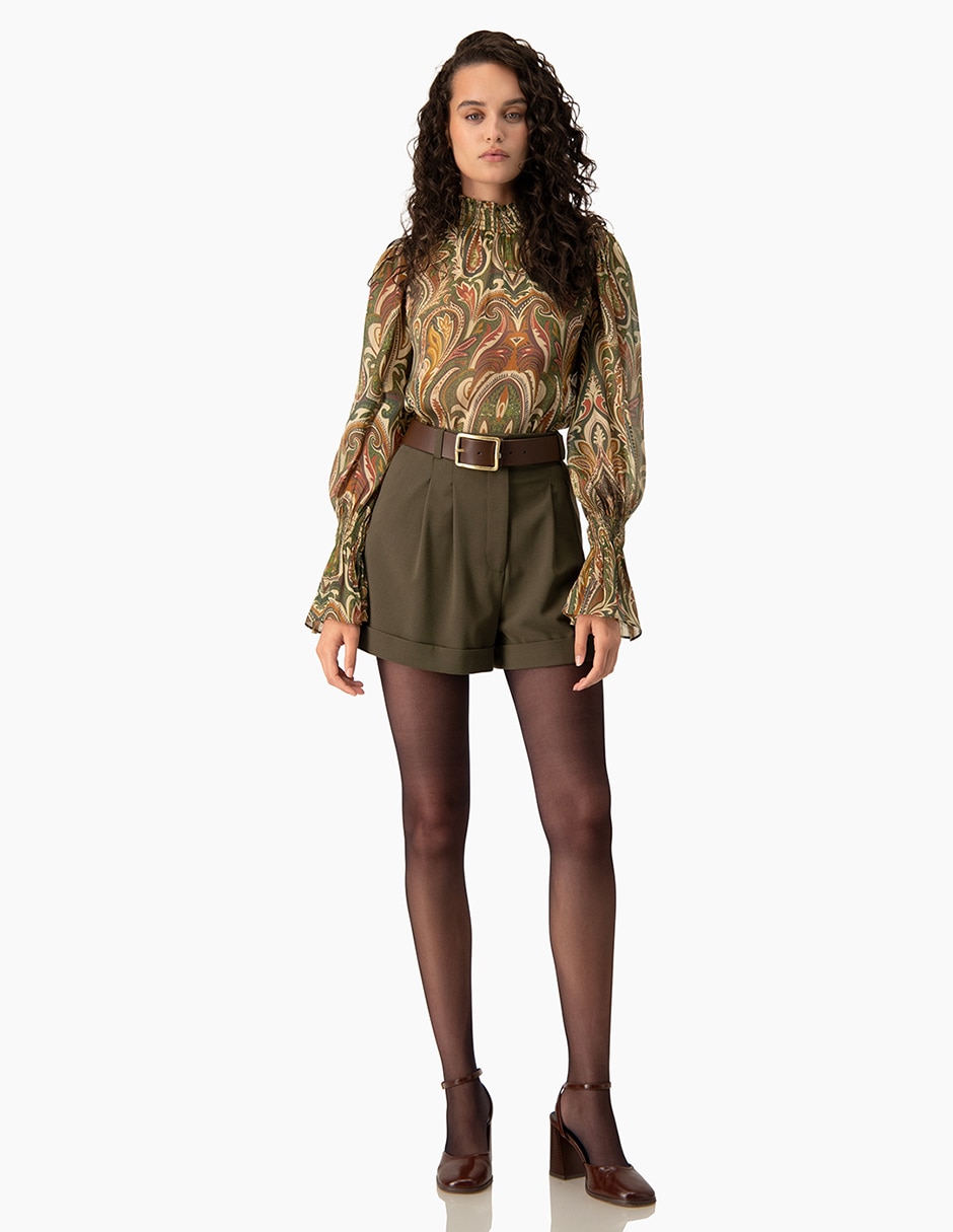 Blusa manga larga para mujer 4