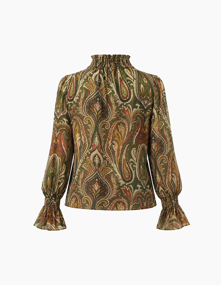 Blusa manga larga para mujer 8