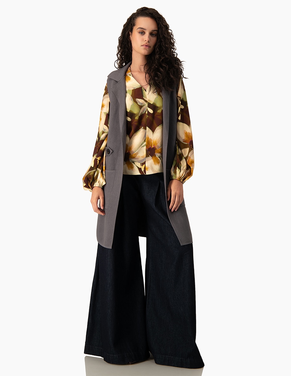 Blusa manga larga para mujer 5