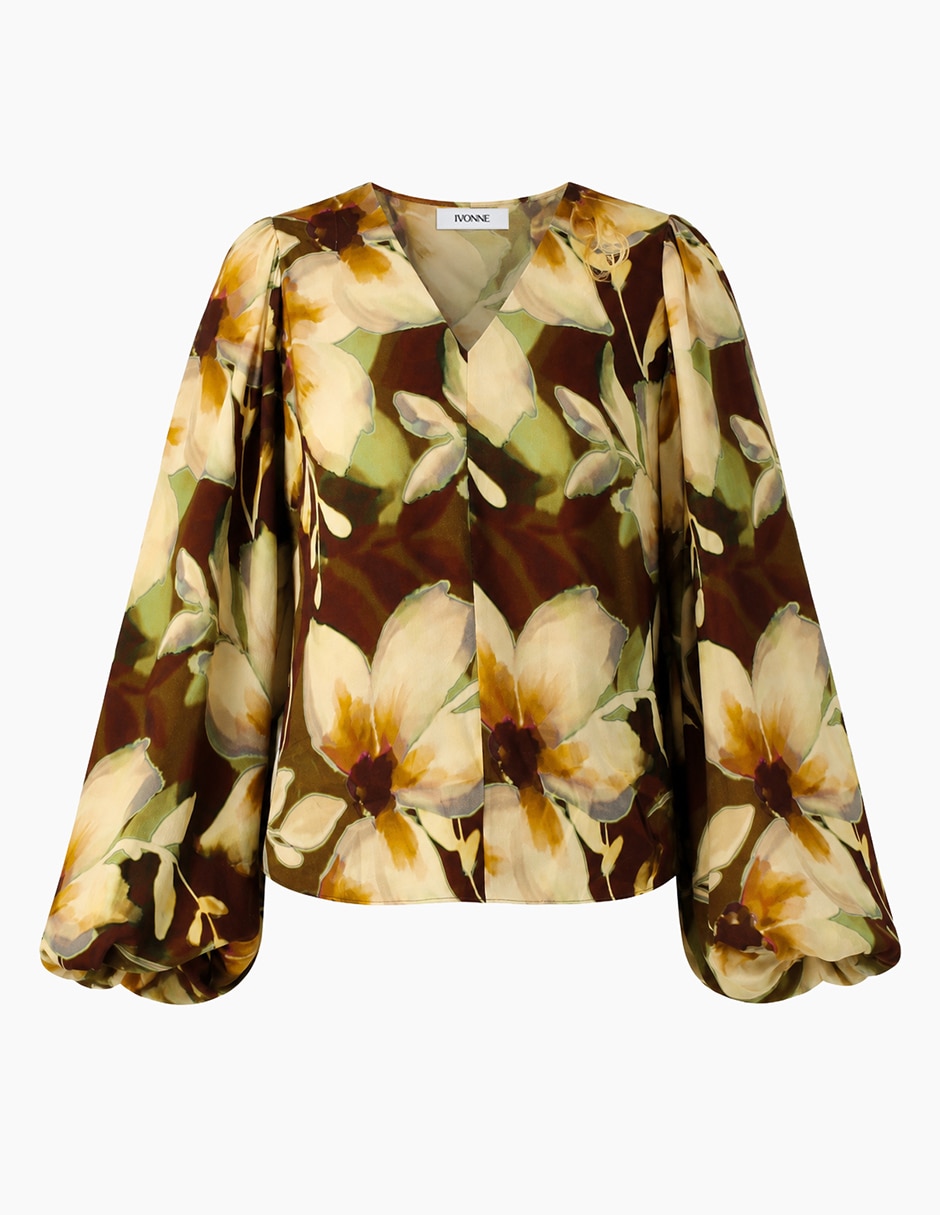 Blusa manga larga para mujer 7