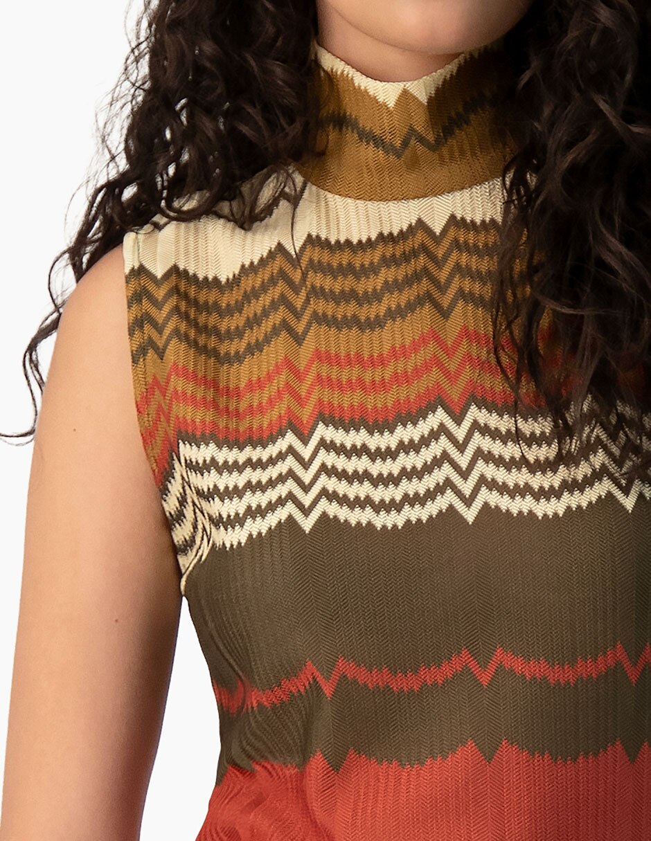 Blusa sin manga para mujer 6