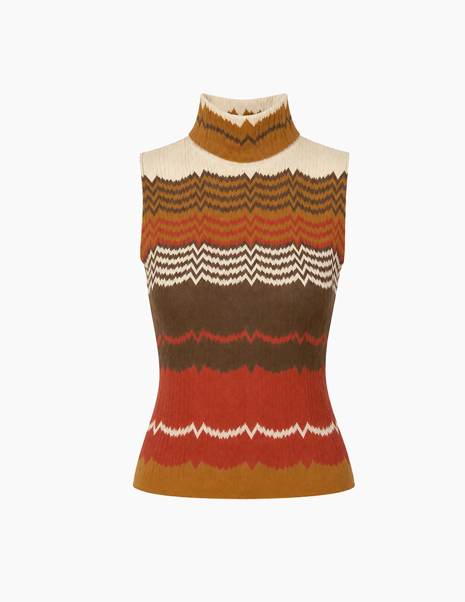 Blusa sin manga para mujer 7