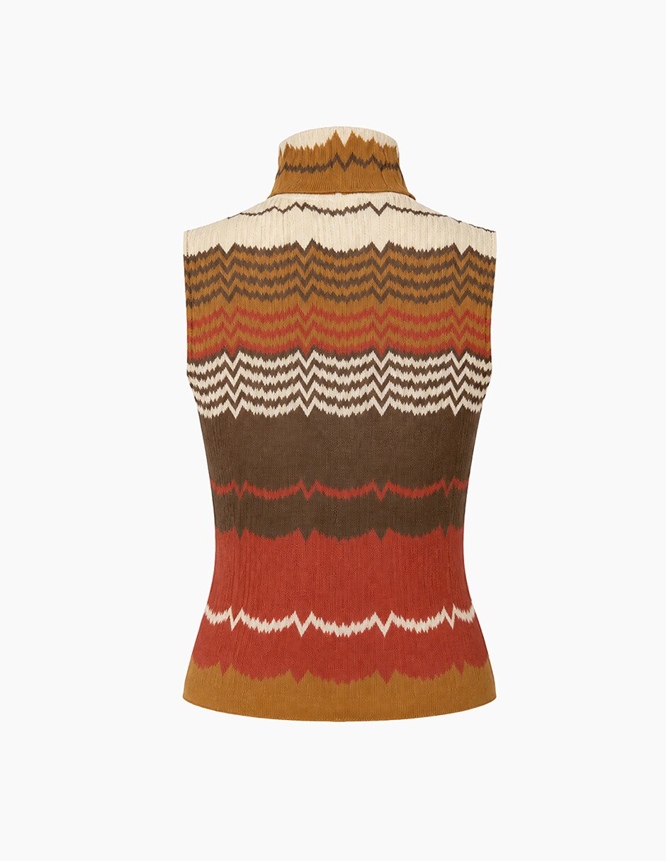 Blusa sin manga para mujer 8