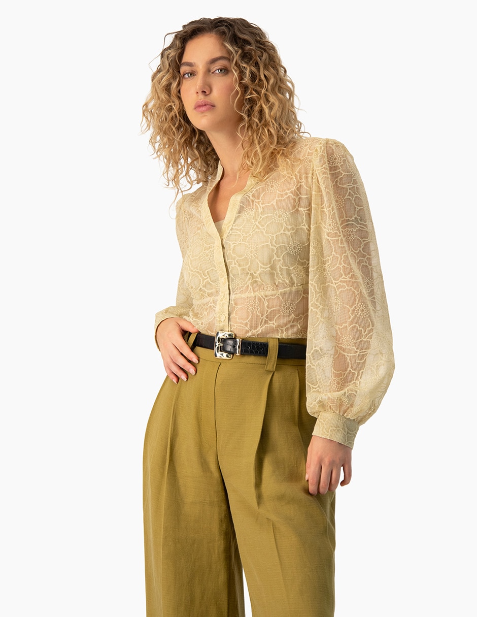 Blusa manga larga para mujer 3