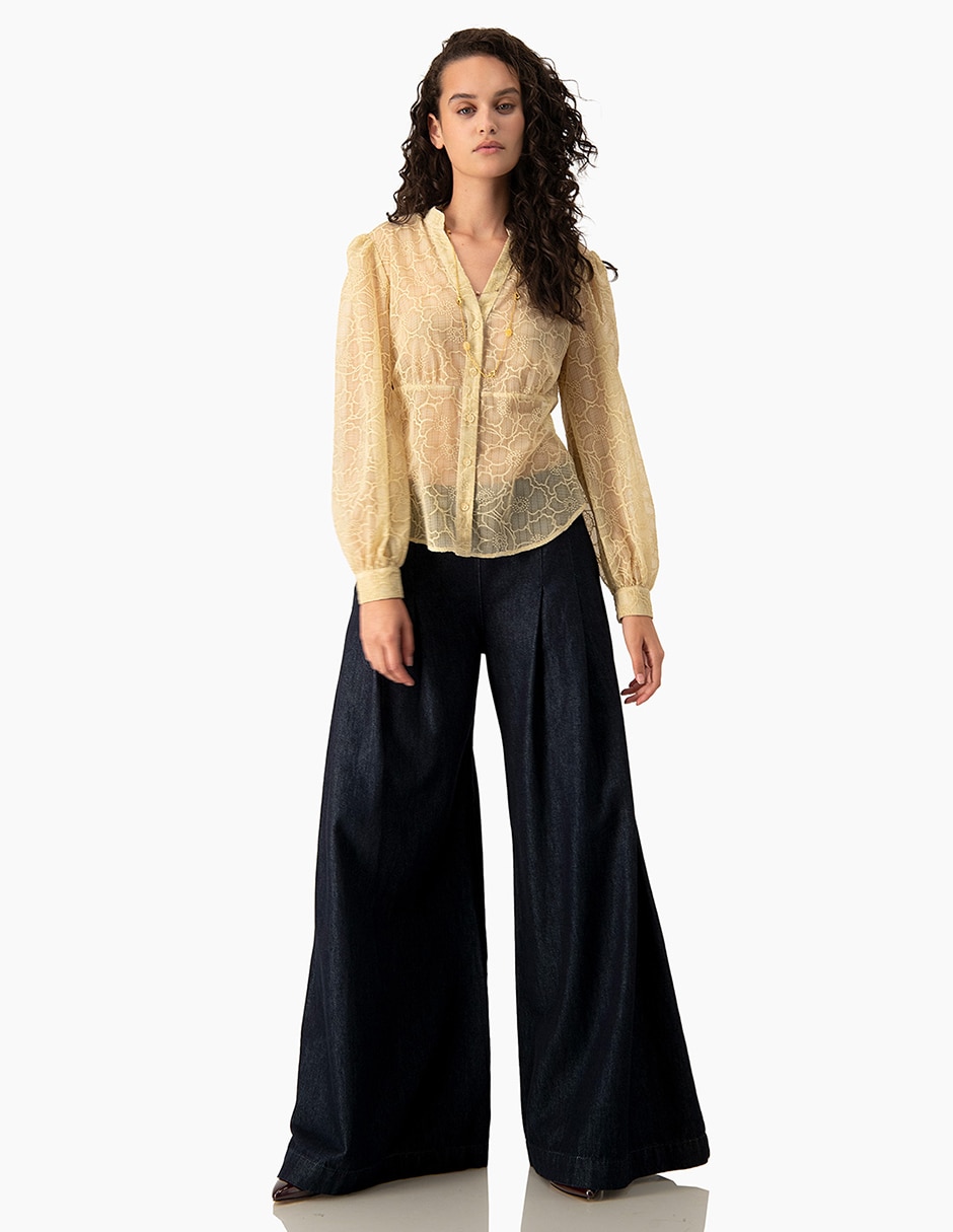 Blusa manga larga para mujer 5